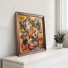 Chaotic Kaleidoscope Wall Art Print with Modern Style and Expressive Abstract Painting