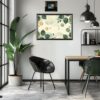 Leafy Serenity Patterns with Green Nature's Wall Art for Tranquil Home Decor