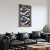 Wabi Sabi Wave Print with Japanese Patterns for Tranquil Coastal Home Decor